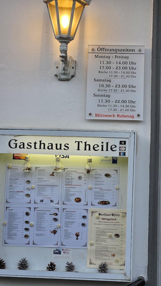Menu Gasthaus Theile-1
